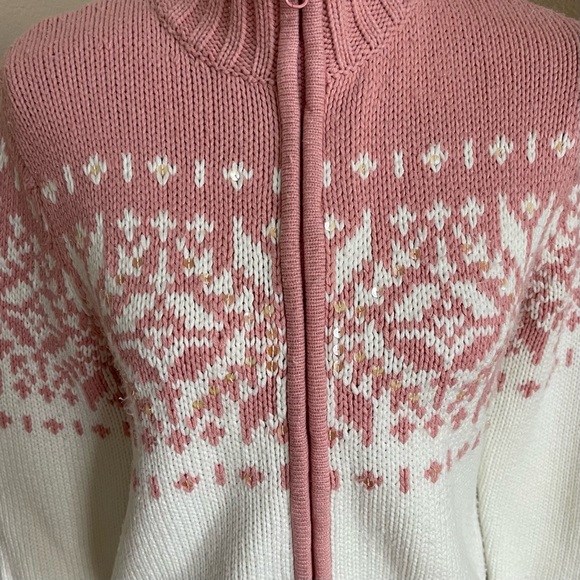 St John’s Bay - Zip Up Sweater Jacket - Size: Petite Small - Picture 2 of 7